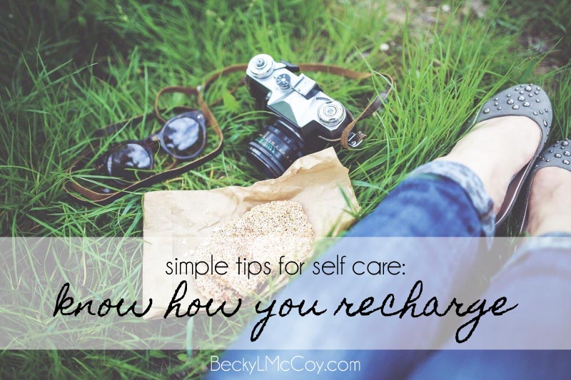 self care recharge