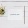 "You're The Best" Folded Notecard - Image 2