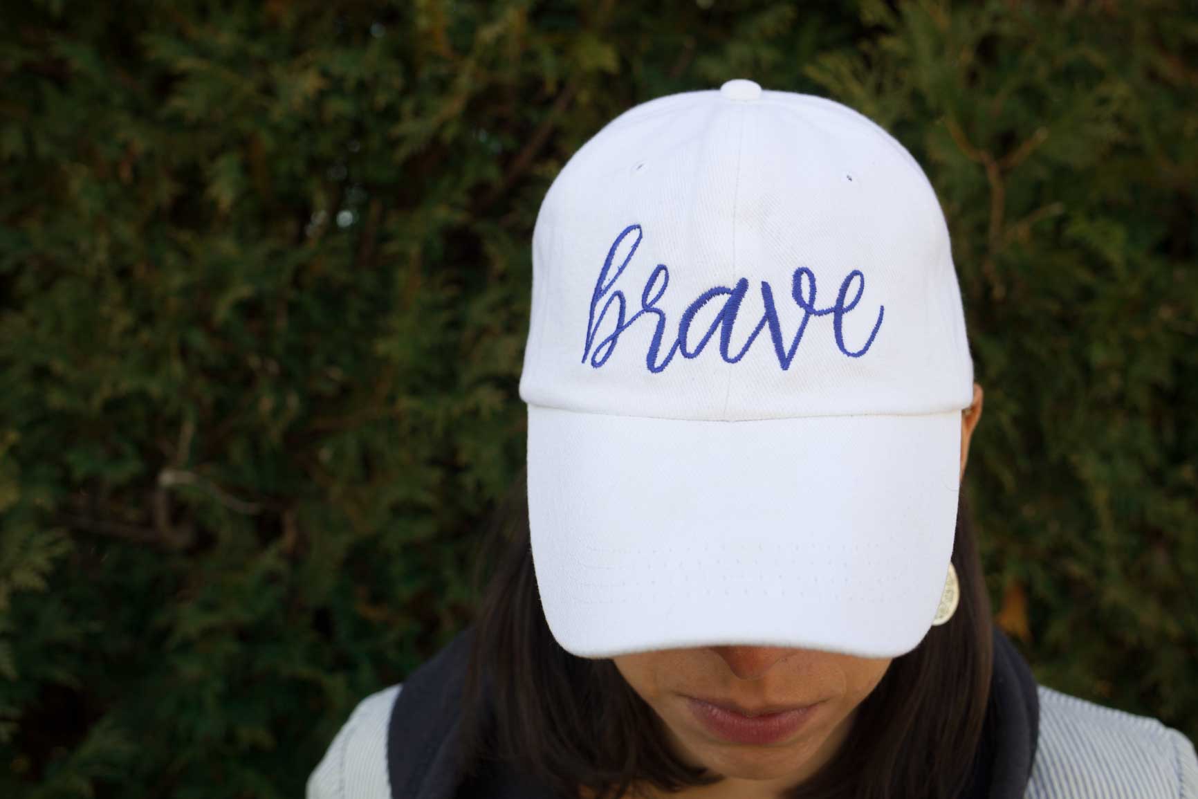 Brave Baseball Hat | BeckyLMcCoy.com/shop
